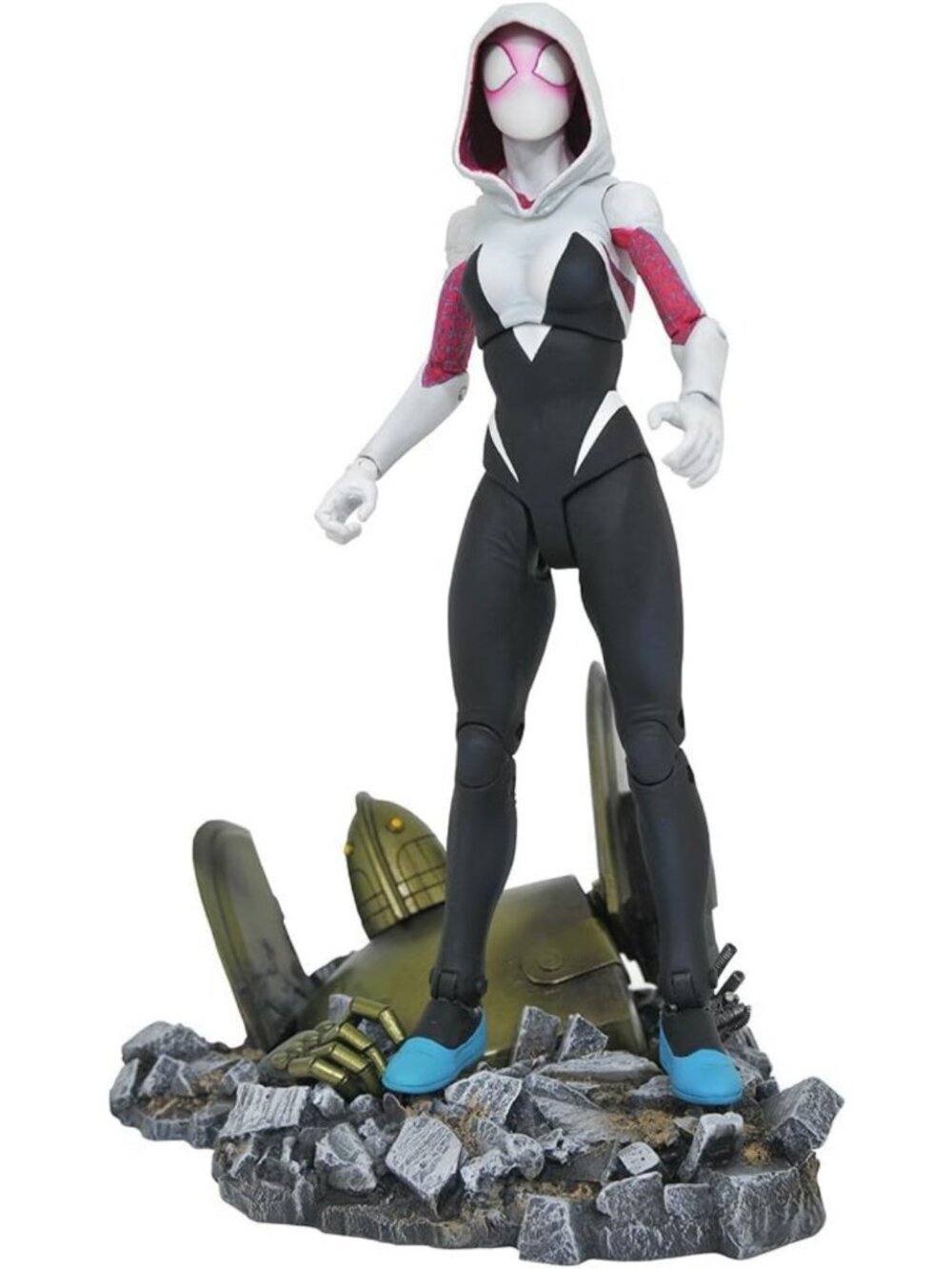 Marvel Select Spider-Gwen Action Figure - Collectible, Detailed, Superhero Toy